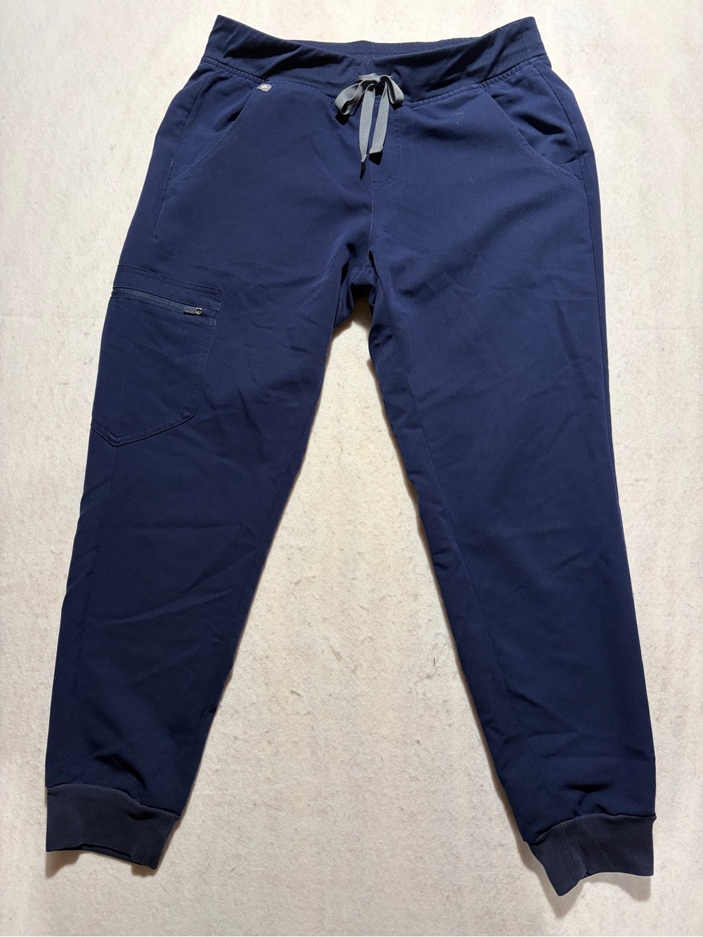 FIGS Women's Zamora Jogger Scrub Pants Navy Blue Size Small Petite SP